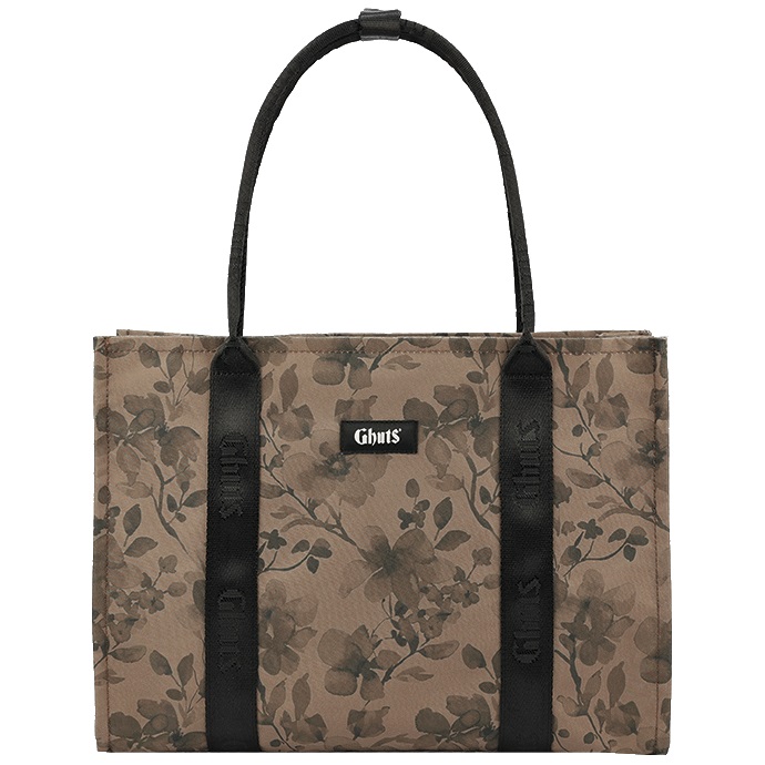 Saco tote bag V232 Floral Taupe L14