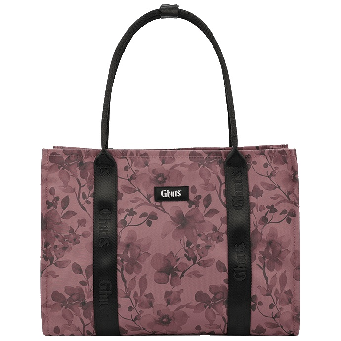 Saco tote bag V232 Floral Taupe L15